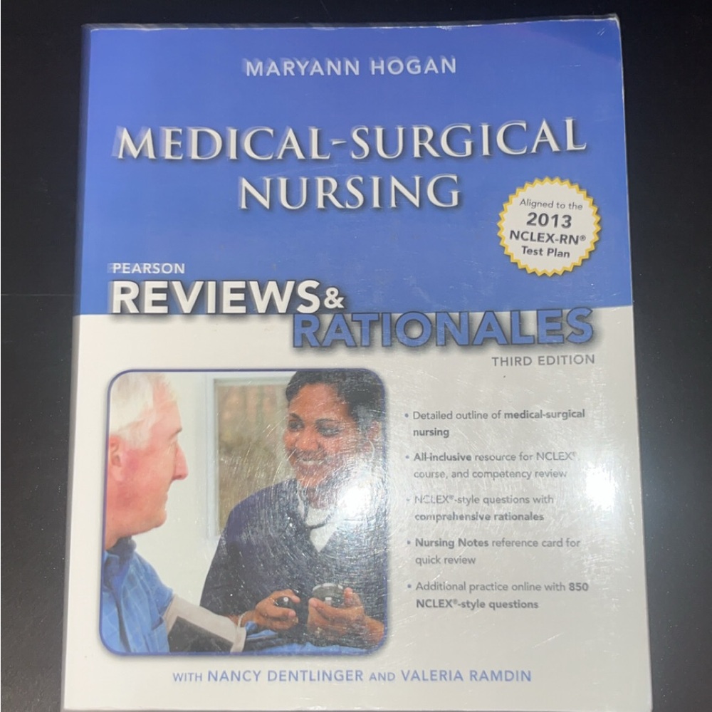 Pearson Nursing Study Guide - Blue and White
